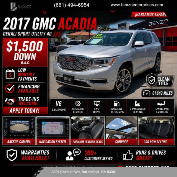 2017 GMC Acadia Denali