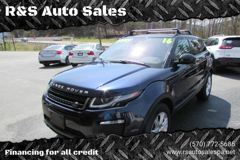 2016 Land Rover Range Rover Evoque for sale at R&S Auto Sales in Linden PA