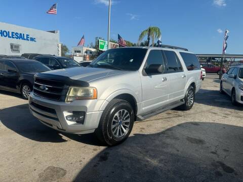 2015 Ford Expedition EL for sale at America Auto Wholesale Inc in Miami FL