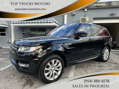 2016 Land Rover Range Rover Sport for sale at Top Trucks Motors in Pompano Beach FL