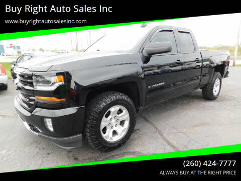 2016 Chevrolet Silverado 1500 for sale at Buy Right Auto Sales Inc in Fort Wayne IN
