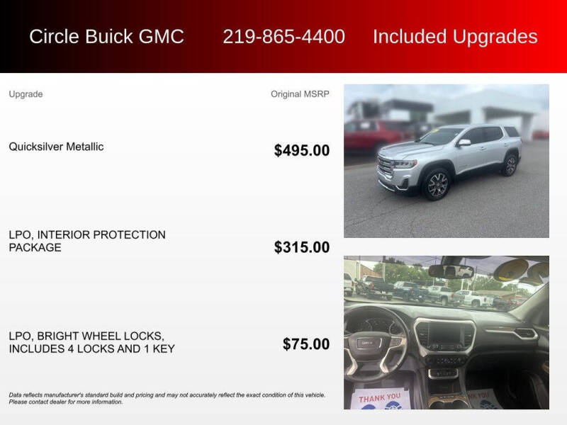 2020 GMC Acadia SLE