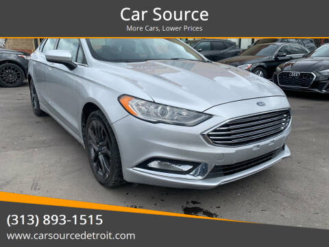 2018 Ford Fusion for sale at Car Source in Detroit MI