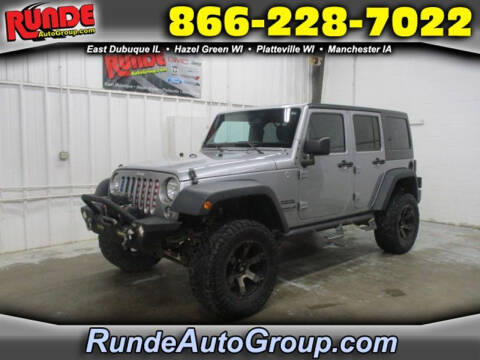 2015 Jeep Wrangler Unlimited for sale at Runde PreDriven in Hazel Green WI