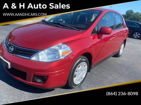 2011 Nissan Versa for sale at A & H Auto Sales in Greenville SC