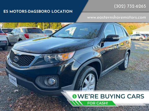 2012 Kia Sorento for sale at ES Motors-DAGSBORO location in Dagsboro DE