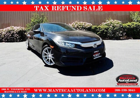2016 Honda Civic for sale at Manteca Auto Land in Manteca CA