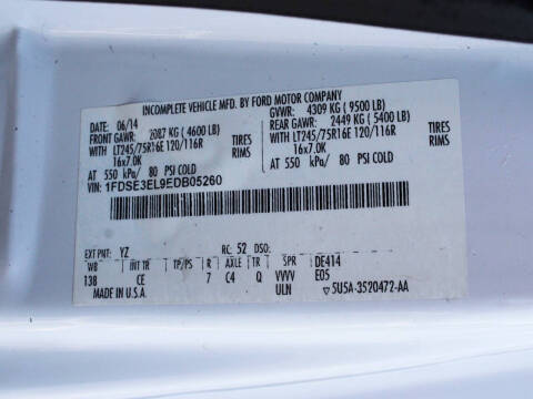 2014 Ford E-Series E-350 SD