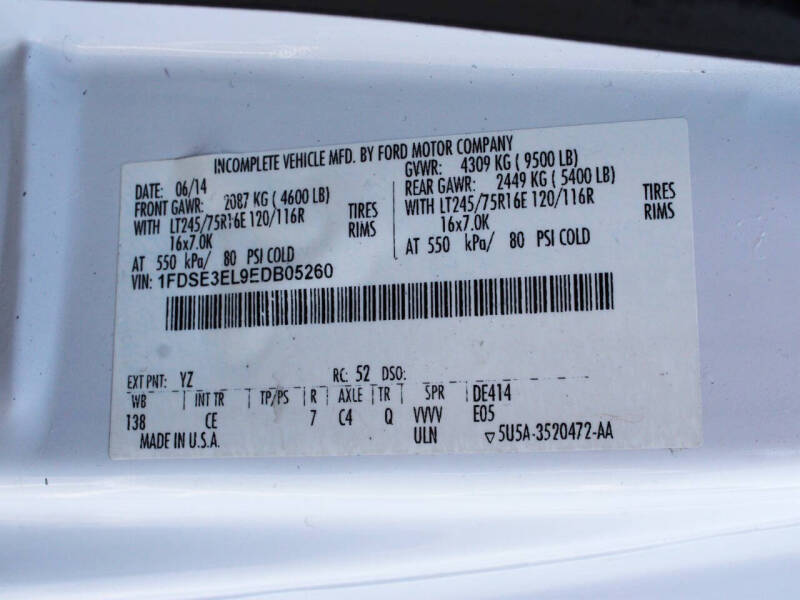 2014 Ford E-Series E-350 SD