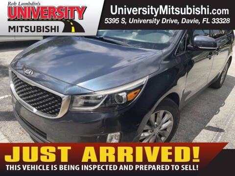 2017 Kia Sedona for sale at University Mitsubishi in Davie FL