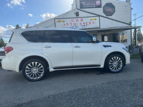 2016 Infiniti QX80 for sale at G&R Auto Sales in Lynnwood WA