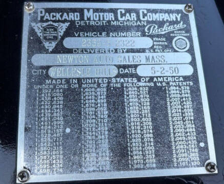 1950 Packard Custom 8 Victoria
