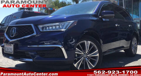 2018 Acura MDX for sale at PARAMOUNT AUTO CENTER in Downey CA