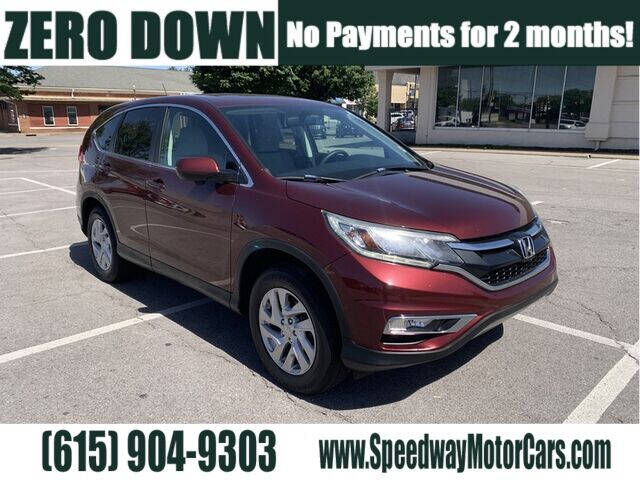 2016 Honda CR-V for sale at Speedway Motors in Murfreesboro TN