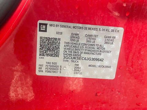 2018 Chevrolet Silverado 1500