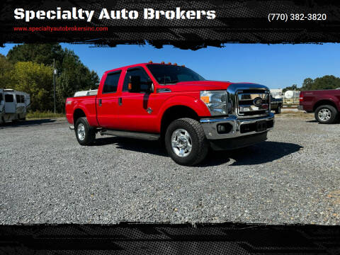 2013 Ford F-350 Super Duty for sale at Specialty Auto Brokers in Cartersville GA