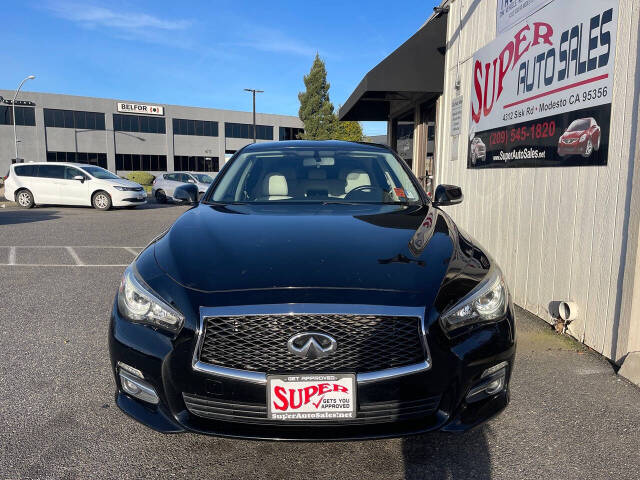 2015 INFINITI Q50 for sale at Super Auto Sales Modesto in Modesto, CA