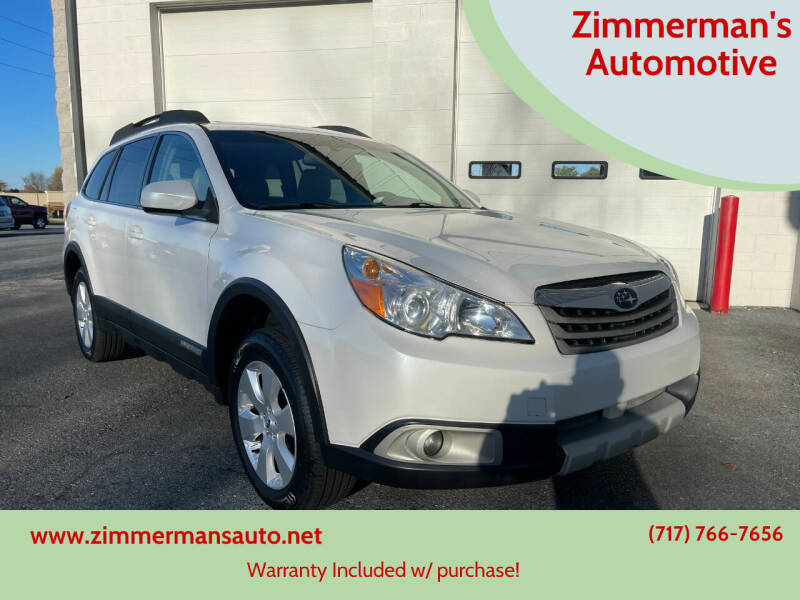 2012 Subaru Outback for sale at Zimmerman's Automotive in Mechanicsburg PA