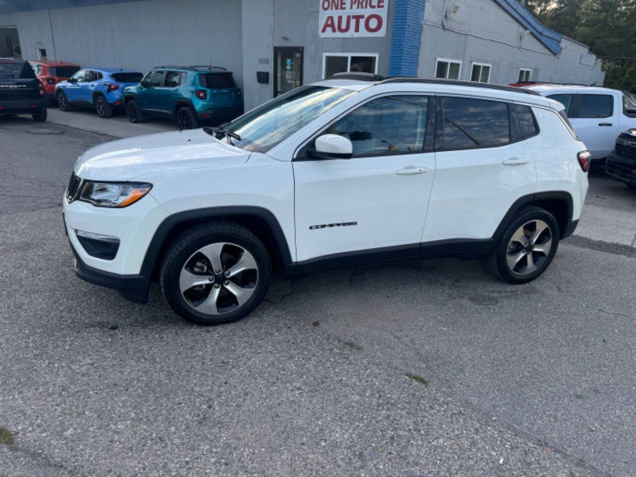 2021 Jeep Compass for sale at ONE PRICE AUTO in Mount Clemens, MI