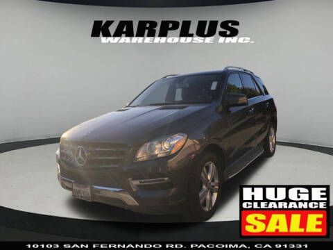 2015 Mercedes-Benz M-Class for sale at Karplus Warehouse in Pacoima CA