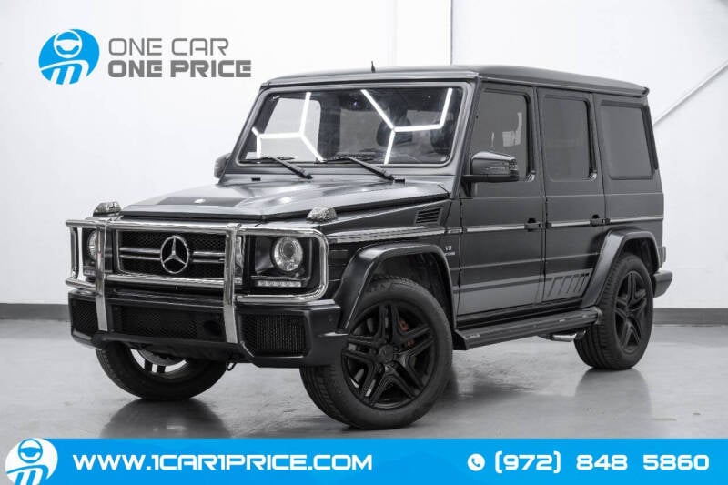 2015 Mercedes-Benz G-Class for sale at One Car One Price in Carrollton TX