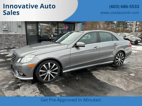 2010 Mercedes-Benz E-Class for sale at Innovative Auto Sales in Hooksett NH
