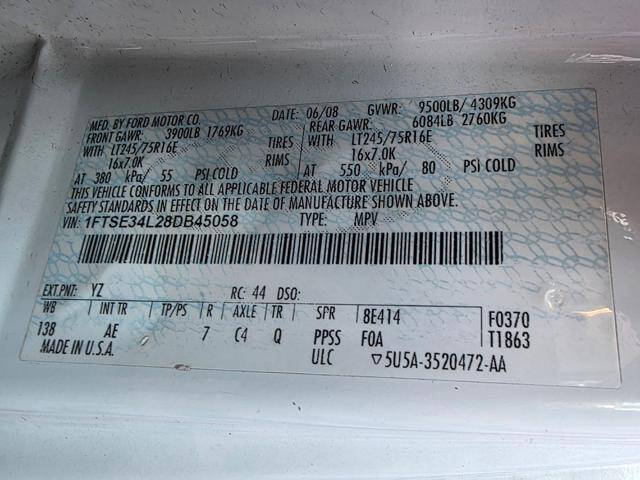 2008 Ford E-Series E-350 SD