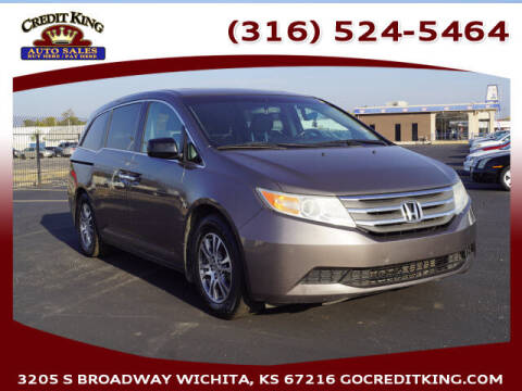 2012 Honda Odyssey for sale at Credit King Auto Sales in Wichita KS