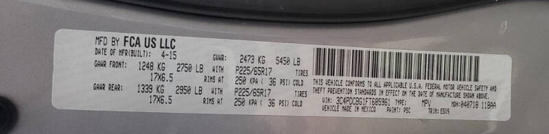 2015 Dodge Journey SXT