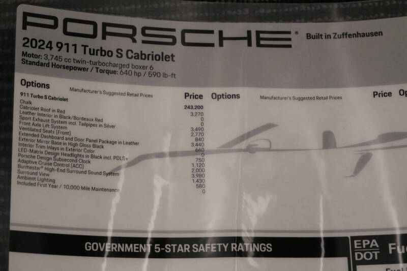 2024 Porsche 911 Turbo S