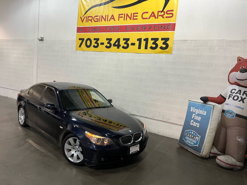 2007 BMW 5 Series for sale at Virginia Fine Cars in Chantilly VA