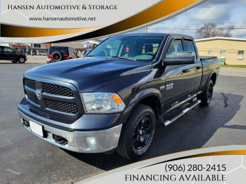 2017 RAM 1500 for sale at Hansen Automotive & Storage in Escanaba MI