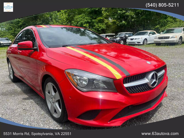 2015 Mercedes-Benz CLA for sale at 63 Auto Inc in Spotsylvania, VA