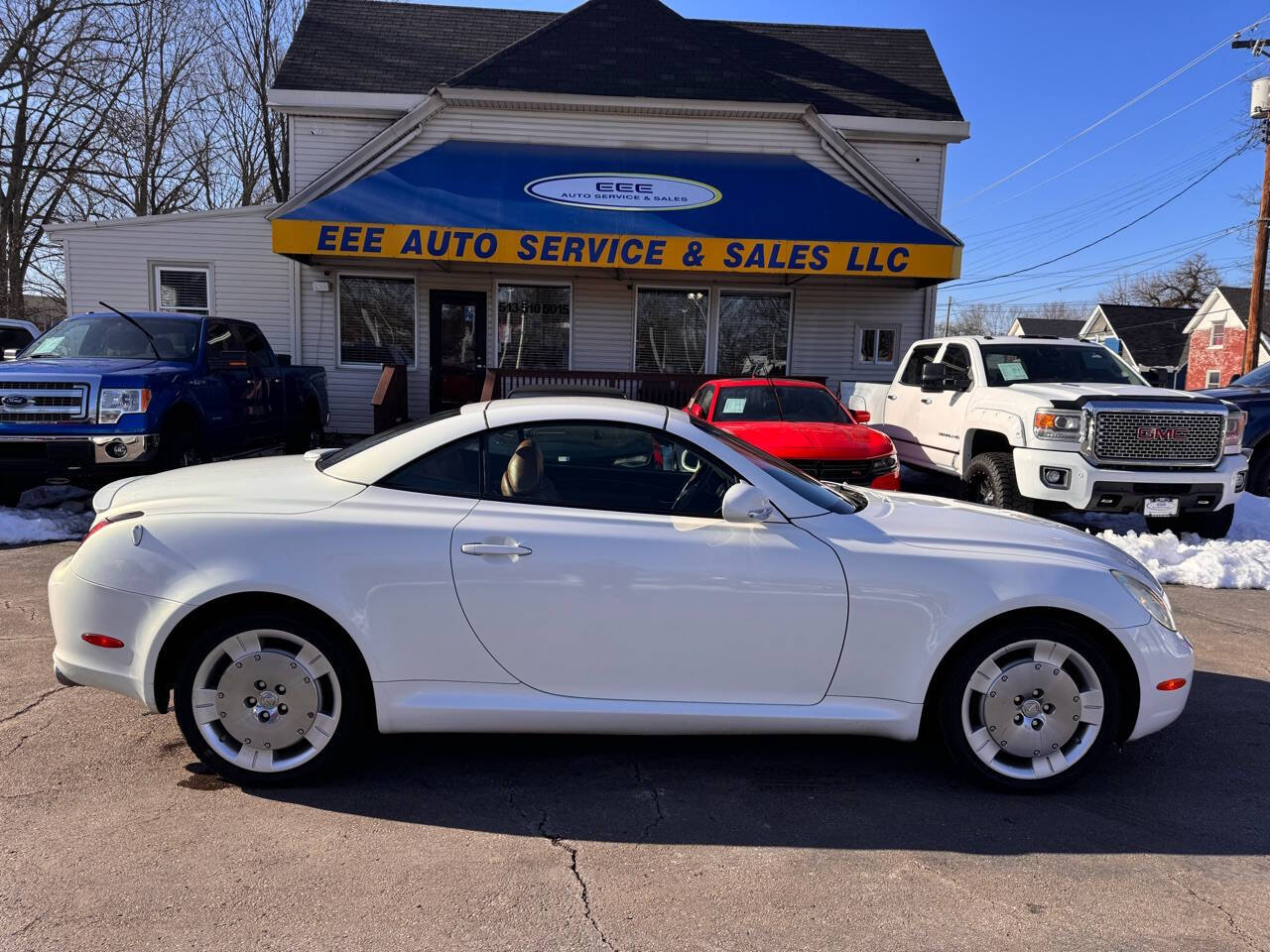 Off White 2002 Lexus SC 430 Base Convertible 2dr Convertible 1