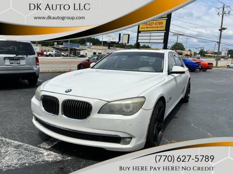 2009 BMW 7 Series for sale at DK Auto LLC in Stone Mountain GA
