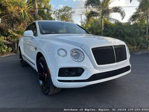 2019 Bentley Bentayga for sale at Autohaus of Naples in Naples FL