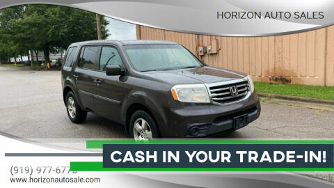 2012 Honda Pilot for sale at Horizon Auto Sales in Raleigh NC