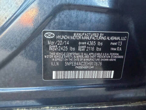 2014 Hyundai Sonata GLS