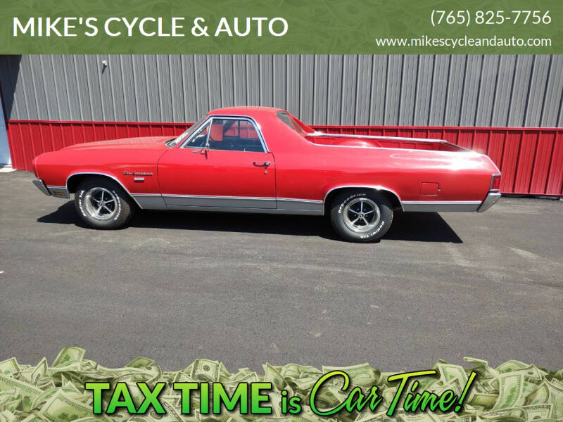 1970 Chevrolet El Camino for sale at MIKE'S CYCLE & AUTO in Connersville IN