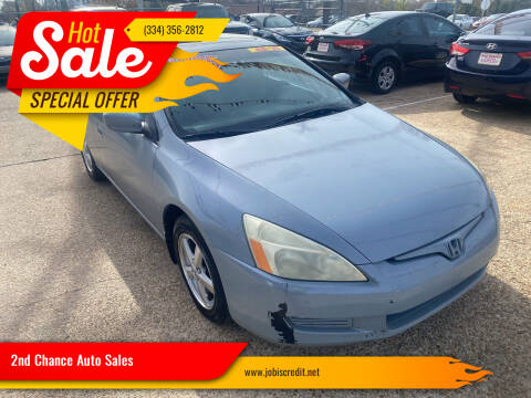 2003 Honda Accord for sale at 2nd Chance Auto Sales in Montgomery AL