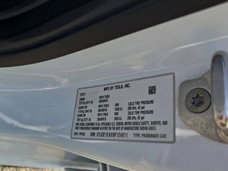2022 Tesla Model 3