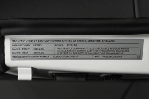 2023 Bentley Continental