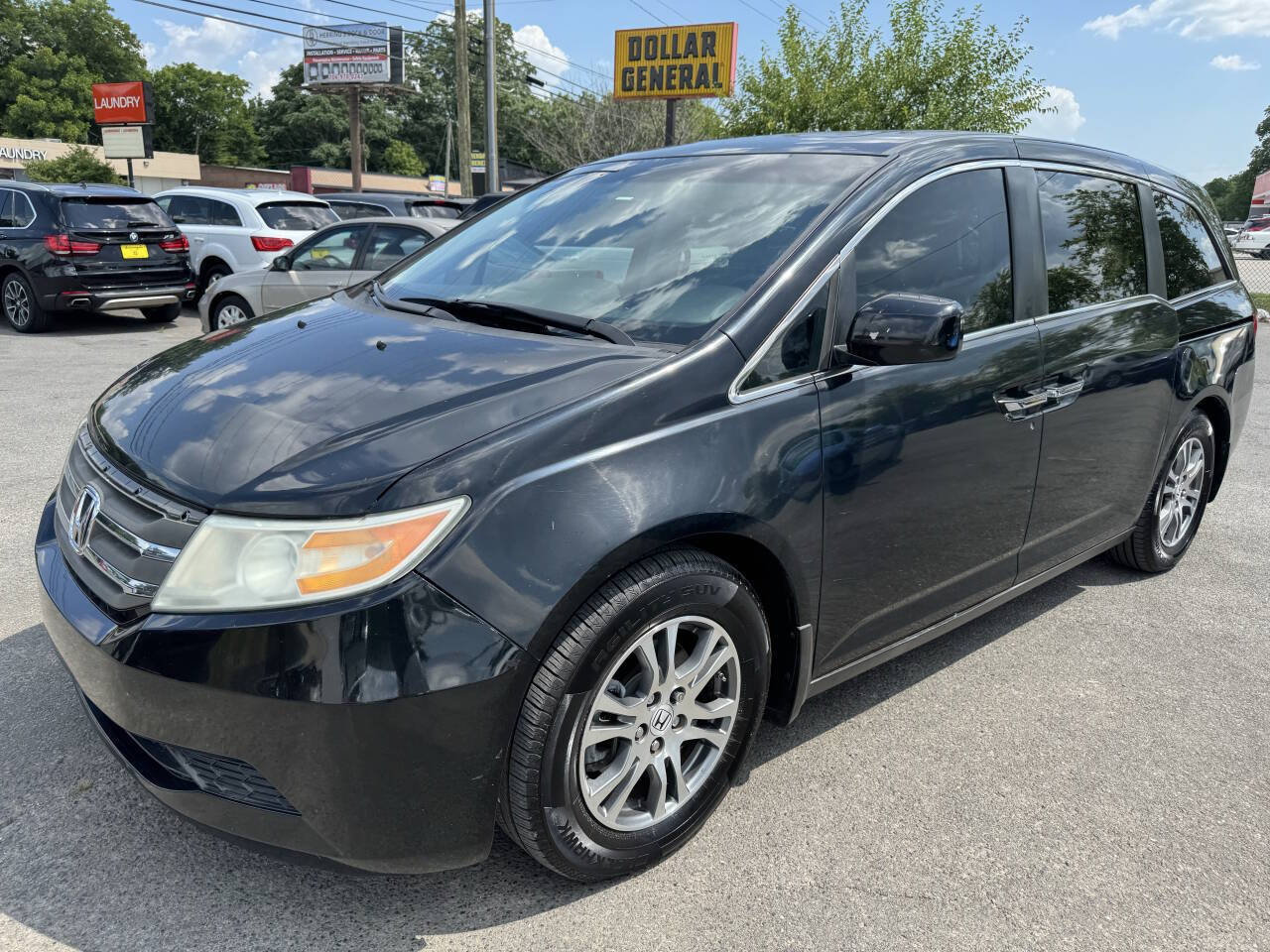 Black 2013 Honda Odyssey EX-L EX-L 4dr Mini-Van 2
