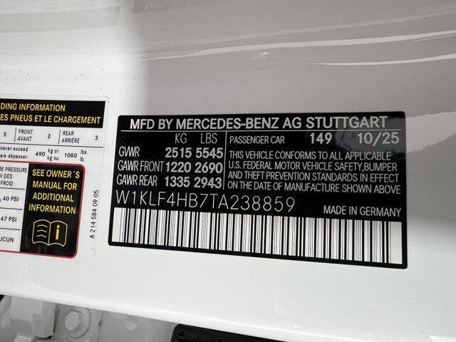 2026 Mercedes-Benz E-Class E 350 4MATIC