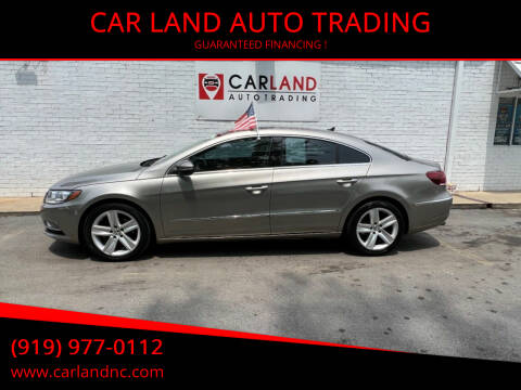 2014 Volkswagen CC for sale at CAR LAND  AUTO TRADING in Raleigh NC