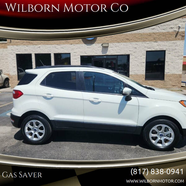 2019 Ford EcoSport for sale at Wilborn Motor Co in Fort Worth TX