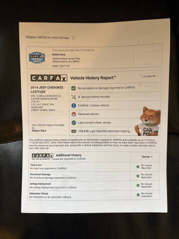 2014 Jeep Cherokee Latitude