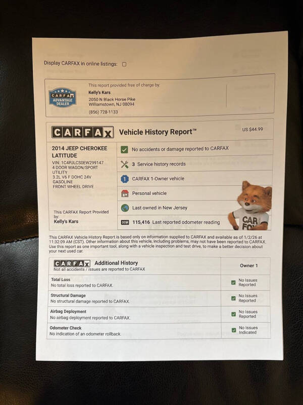 2014 Jeep Cherokee Latitude