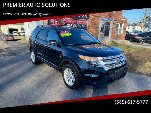 2014 Ford Explorer for sale at PREMIER AUTO SOLUTIONS in Spencerport NY