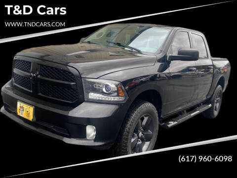 2014 RAM 1500 for sale at T&D Cars in Holbrook MA